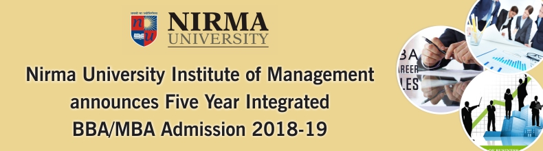 Nirma University – Integrated BBA/ MBA